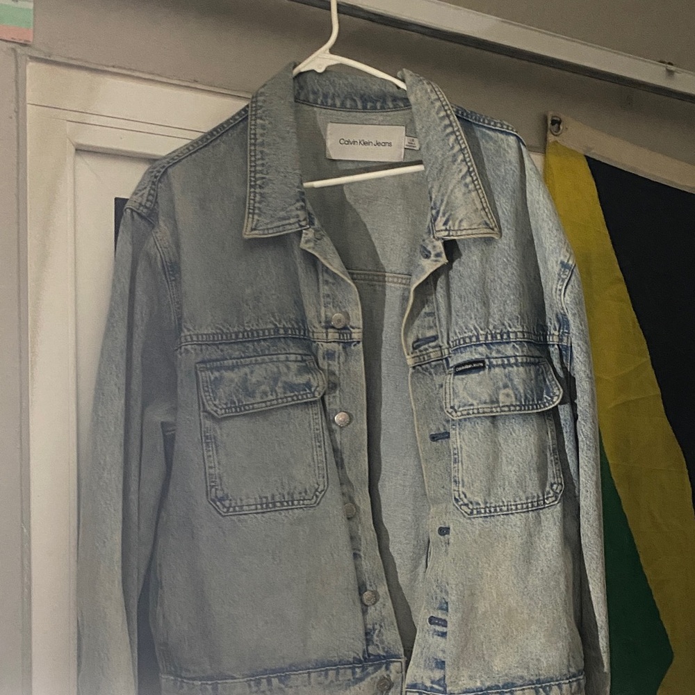 Calvin Klein Jeans Faded Blue Denim Jacket